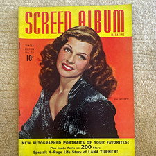 Screen Album Magazine Winter Edition No. 22 Lana Turner Cover picture