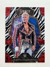 The American Nightmare Cody Rhodes 2023 Panini WWE Select Zebra Premier Case Hit picture
