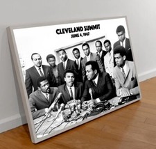 Cleveland Summit Muhammad Ali Jim Brown Bill Russel 1967 Leaders Poster picture