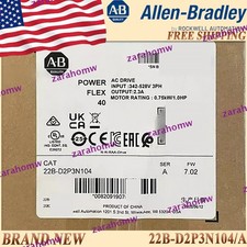 AB 22B-D2P3N104 /A New in Box PowerFlex AC Drive 22BD2P3N104 US SameDayFreeShip picture