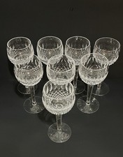 Set of 8 Waterford Crystal Colleen Hock Wine Glasses 7 3/8