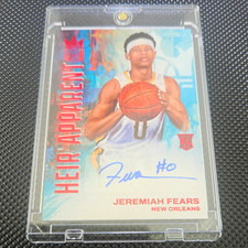 Panini 2025-26 Court Kings Heir Apparent Jeremiah Fears RC Auto HA-JER /49 picture