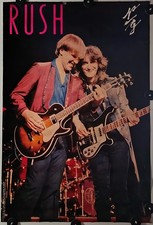 Vintage 1984 Rush Alex Lifeson Geddy Lee Concert Poster Artemis 24x36 #8076 picture