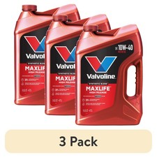 3 Pack Valvoline MaxLife High Mileage 10W-40 Synthetic Blend Motor Oil 5Qt picture