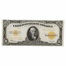 1922 $10 US Gold Certificate Fr#1173 Raw picture