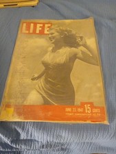 VTG Life Magazine June 23, 1947 Bathing Suits picture