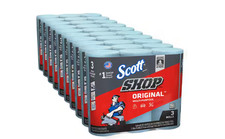 Blue 1-Ply 9X11 Shop Towel Cleaning Wipes (3-Pack Bundle of 10) picture