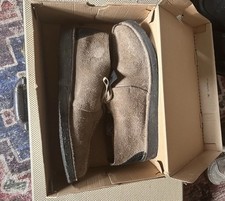 Clarks Originals Men's Desert Trek Size 13 US. Grey Suede picture