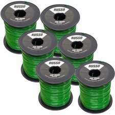 6PK 5lb .095 Round Green Round Commercial  String Trimmer Line Spool  picture