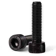 GuoYomm M12-1.75 x 50mm 6pcs Hex Socket Head Cap Screws M12x50mm(6PCS), Black picture