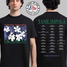 Tame Impala Djo Deadbeat Tour 2026 Flower Concert Shirt picture