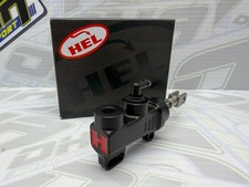 HEL Performance Billet Rear Brake Master Cylinder - Motorcycle Race Track BLACK picture