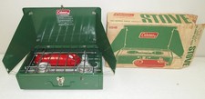 New NOS Vtg 1975 COLEMAN #425E Two Burner PORTABLE CAMP STOVE #425E with BOX picture