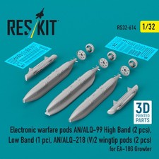 AN/ALQ-99 High Band (2 pcs), Low Band, AN/ALQ-218 (V)2  1/32 ResKit RS32-0614 picture