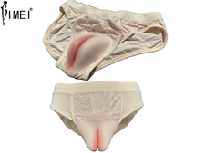BIMEI Camel Toe Brief Men Underwear Silicone  Hiding Gaff Panty For Transgender picture