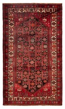 Vintage Hand-Knotted Area Rug 5'3