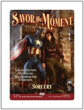 Savor the Moment, Marvel Secret Lair Drop 2614 Non-Foil, Magic MTG NM picture