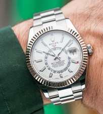 Rolex Sky-Dweller 326934 Silver Oyster Bracelet with Silver Bezel picture
