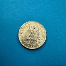 1934 M Mexico 20 Centavos Silver .720 KM 438 AU+ Better Type 0.0772 ASW picture