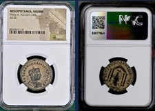 Child Emperor Philip II 247AD-249AD Tyche in Temple Roman Provincial NGC Genuine picture