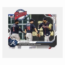 Atlanta Braves Postseason Berth 2026 MLB Topps NOW Card 689 Presale picture