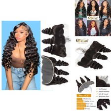 QTHAIR 13x4 HD Lace Frontal Loose Wave 22inch Brazilian Human Hair picture