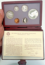 1984-S Prestage SILVER PROOF SET Olympic Games (6 Coin) U.S. Mint w/Box & COA picture
