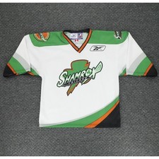 Chicago Shamrox Jersey Mens Medium White Reebok CCM Lacrosse NLL 2007 picture