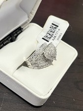JTV Bella Luce 4.35CTW Heart Ring Rhodium Plated Sterling Silver NWT Size 6 picture
