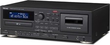Teac - AD850SEB - Cassette Deck USB Rec. CD Player - Black picture