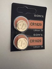 2PC SONY CR1620 3v Lithium Battery Exp 2030 SHIP FROM USA picture