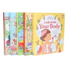 Usborne Lift the Flap Look Inside 5 Books Collection Set - Ages 5+ - Board Book picture