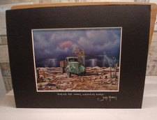 Set of 3 prints by Australian artist John Murray Matted, Frame Ready picture
