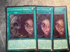 Yugioh 3x Underworld Circle MAMO-EN021 Secret Rare 1st Ed NM Play Set picture