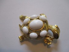 Signed Trifari Turtle Pin  picture