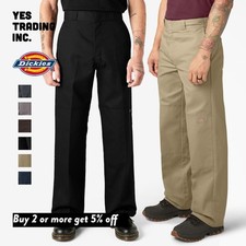 DICKIES MENS 85283 DOUBLE KNEE WORK PANTS RELAXED FIT WORK UNIFORM (30