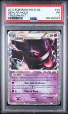 Pokemon Tcg Gengar (Prime) 94/102 Triumphant Holo PSA 1 picture