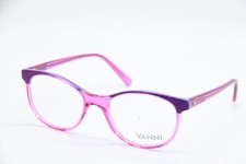 NEW VANNI V1954 A125 TRANSPARENT CHERRY PURPLE AUTHENTIC EYEGLASSES FRAMES 50-18 picture