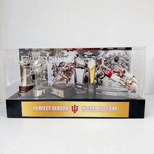 2025-26 Indiana Hoosiers Championship 10cm 4 Metal Trophy& Acrylic Trophy W/Case picture