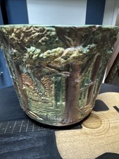 WELLER Forest  Woodcraft Forest Large Planter Jardinere 1920s original picture