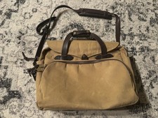 FILSON Padded Computer Bag TAN Shoulder bag USED picture