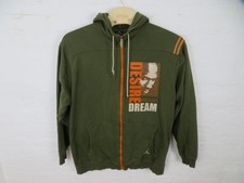 Vintage Nike Air Jordan Military Green Retro 5 Mens 4XL Full Zip Hoodie y2k picture