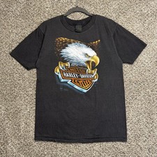 Harley-Davidson 1987 Vintage 3D Emblem T-Shirt picture