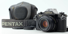 [N MINT w/ Case] Pentax K2 Black 35mm SLR Camera SMC Pentax-M 50mm f/1.7 JAPAN picture