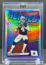 DAK PRESCOTT RARE HOLO REFRACTOR INVESTMENT CARD PANINI SP COWBOYS MVP MINT picture