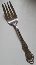 International Silver Wild Rose 925 Sterling Silver Salad Fork 6-1/8 Vintage 37g picture