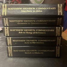 Matthew Henry’s Commentary On The Whole Bible Volumes Hardcover Missing 2 picture