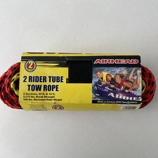 Tube Tow Rope 2 Rider 50ft Two Section Float Tubing Water Sports Towable Airhead picture