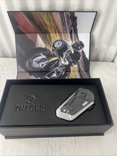 T Nicer T3 Motorcycle Helmet Bluetooth Intercom Black￼ picture