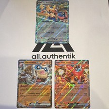 Pokemon TCG Crown Zenith Hop's Zacian ex Mamoswine ex Volcanion ex Holo EN picture